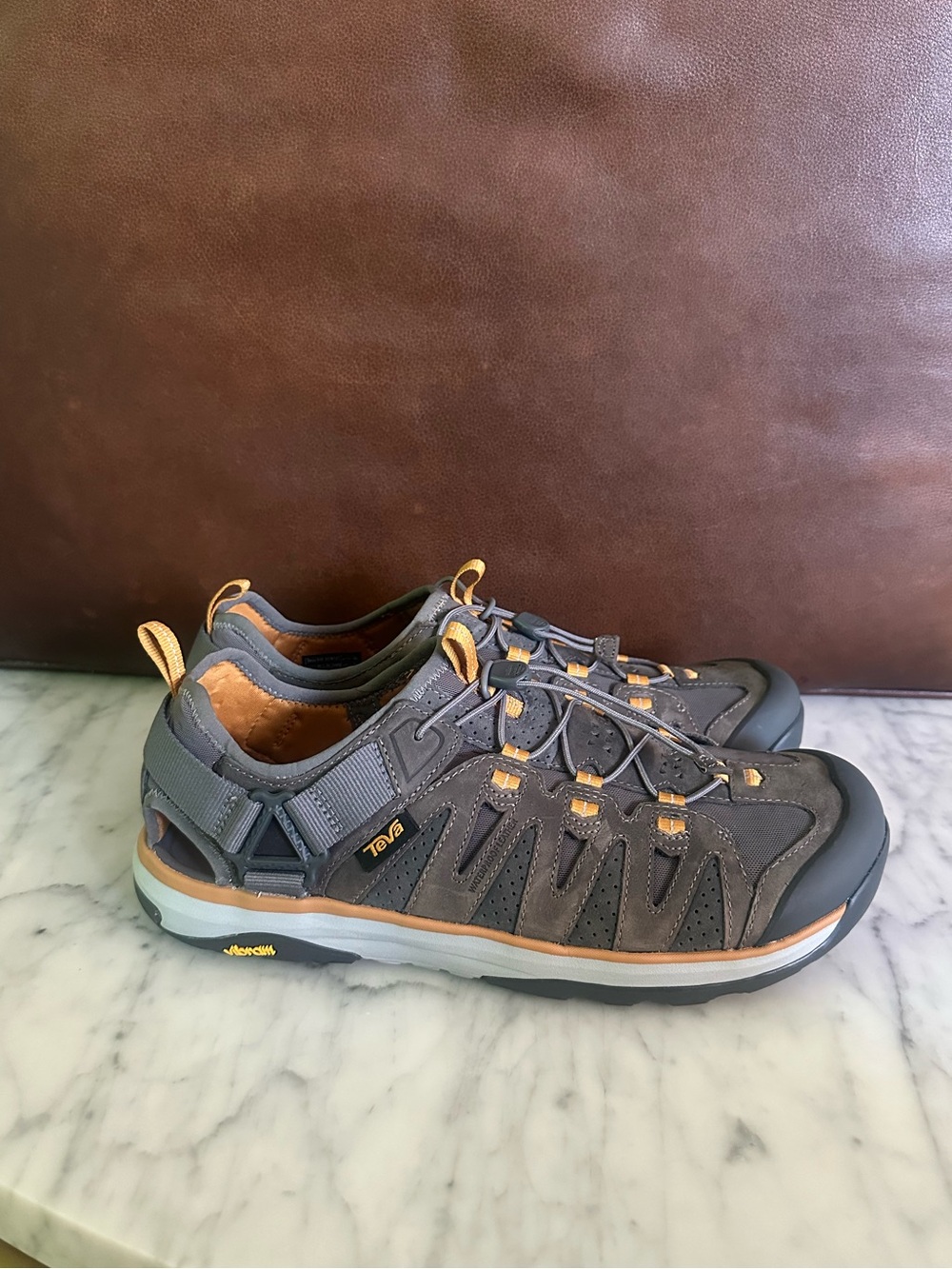 TEVA TERRA-FLOAT ACTIVE LACE CHARCOAL GREY SHOES - MEN'S